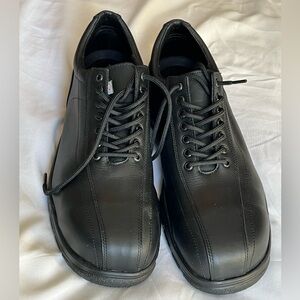 Mellowwalk Black work Leather Men's Shoes